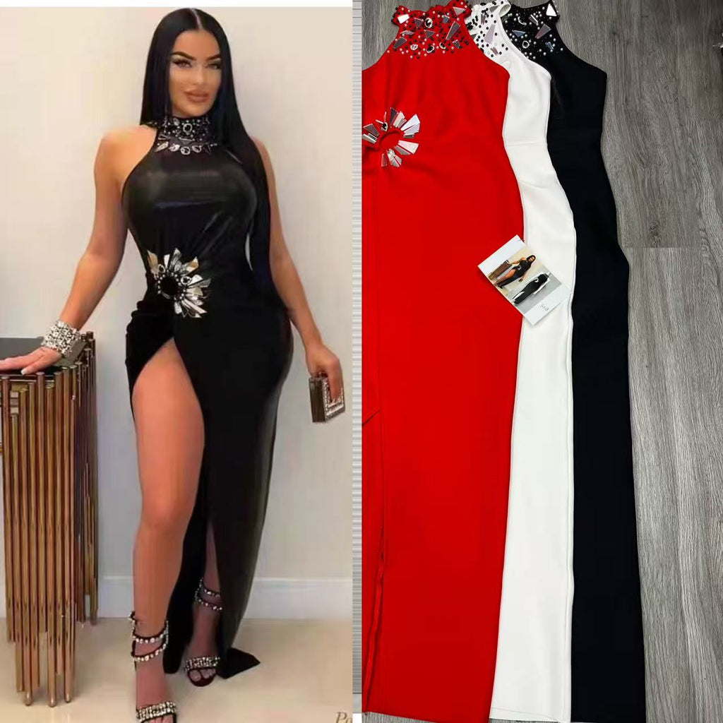 party wear body con gown